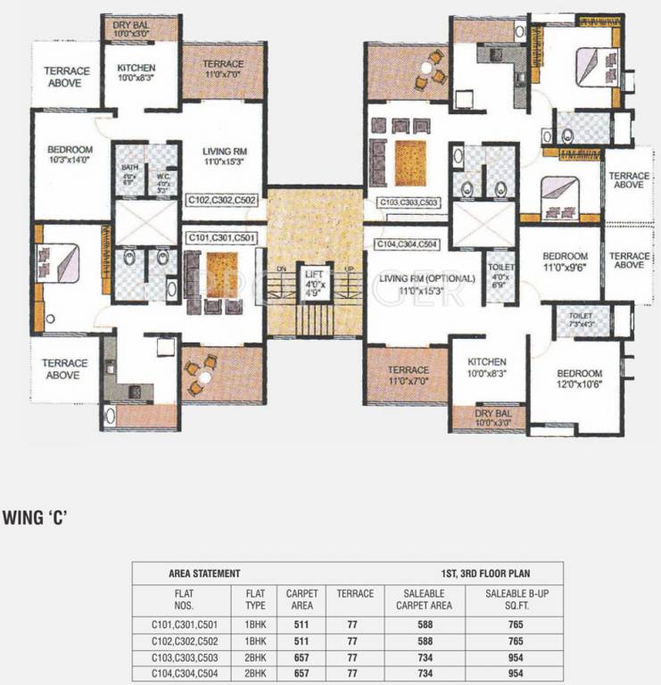 Images for Cluster Plan of Avani Bhoomi Enclave