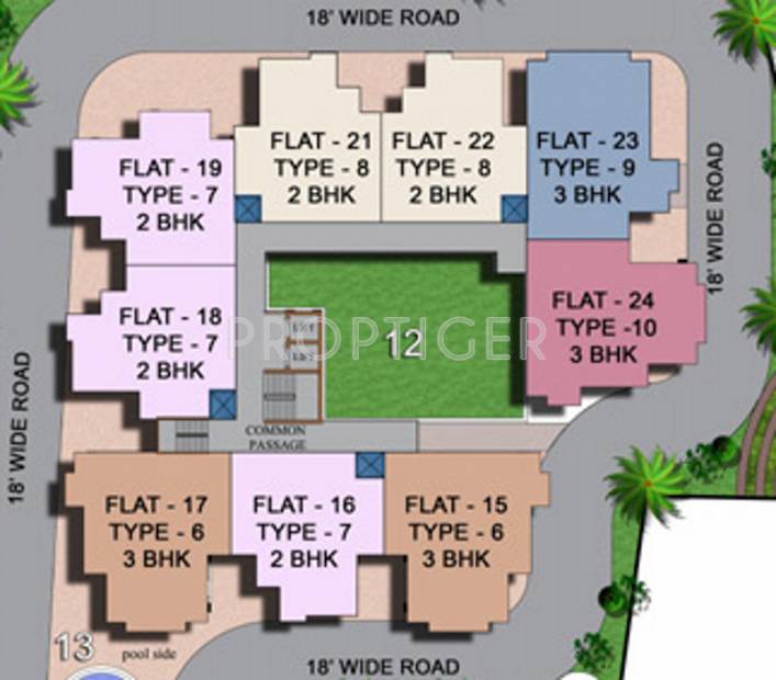 Images for Cluster Plan of Rudra Real Estate Heights