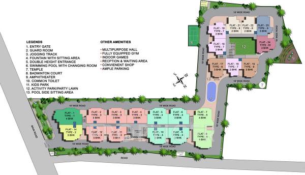 Images for Layout Plan of Rudra Real Estate Heights