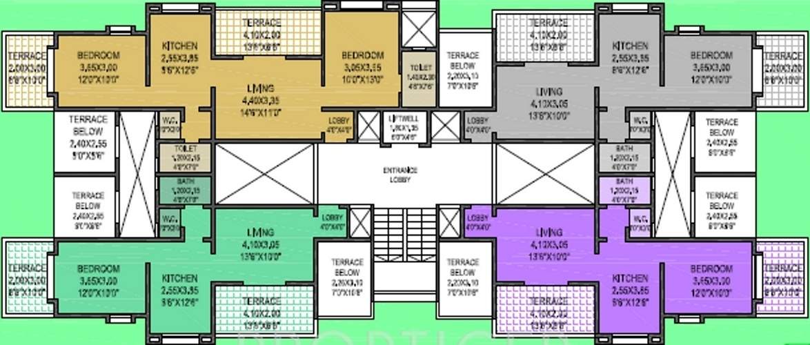 Images for Cluster Plan of Shree Damodar Aashiyana