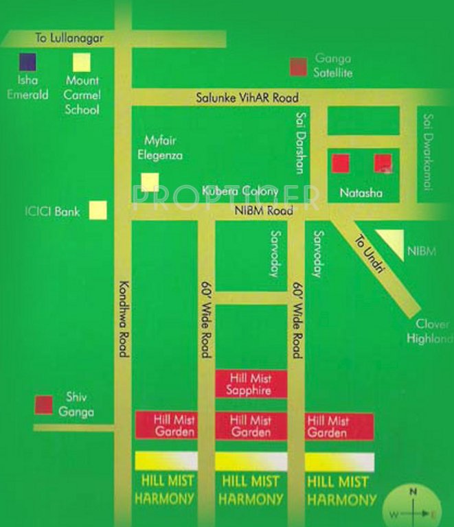 Images for Location Plan of Goel Ganga Hill Mist Harmony