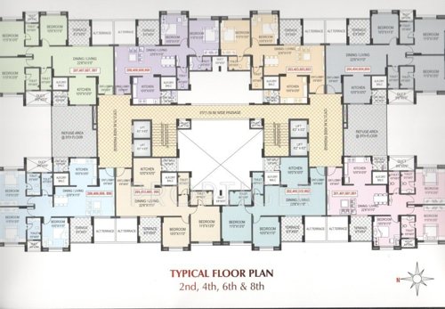 Images for Cluster Plan of Shree Tirupati Maple Tower
