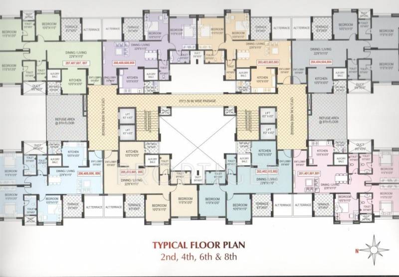 Images for Cluster Plan of Shree Tirupati Maple Tower