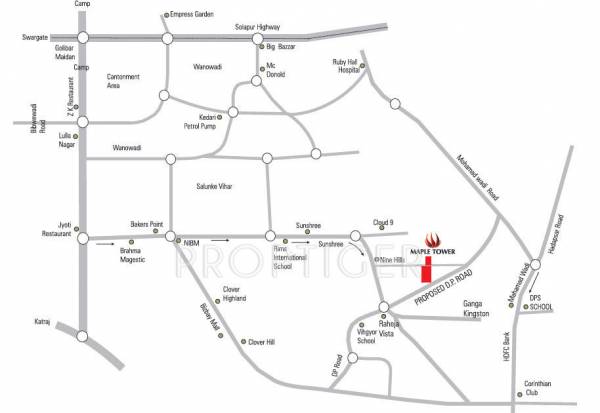 Images for Location Plan of Shree Tirupati Maple Tower