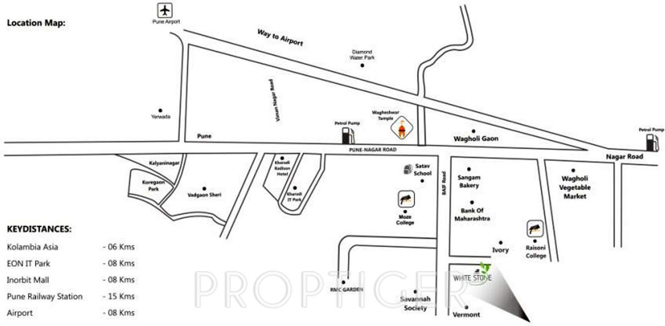  white stone Images for Location Plan of Diamond White Stone