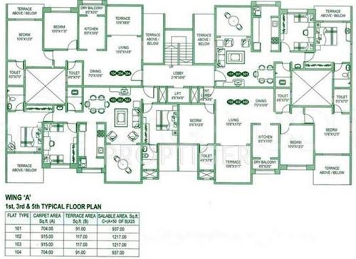 Images for Cluster Plan of Surana Associates Marigold Avenue