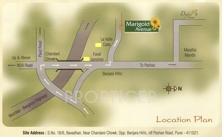 Images for Location Plan of Surana Associates Marigold Avenue