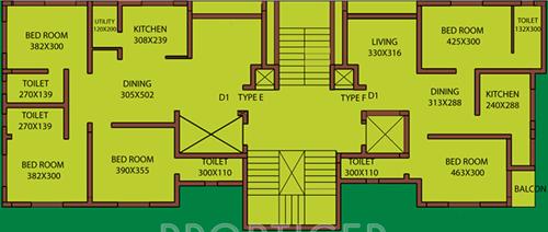 Images for Cluster Plan of Inland Westend Fortune Images for Cluster Plan of Inland Westend Fortune