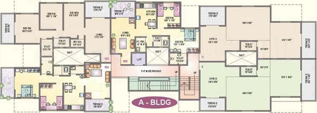 Images for Cluster Plan of RK Lunkad Housing Company Nisarg Akash