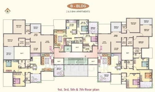 Images for Cluster Plan of RK Lunkad Housing Company Nisarg Akash