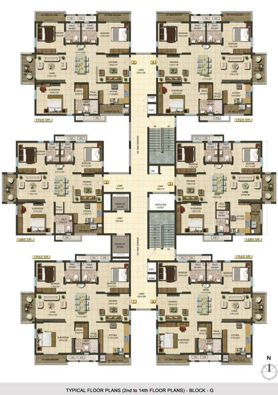 Images for Cluster Plan of Aparna Cyber Life