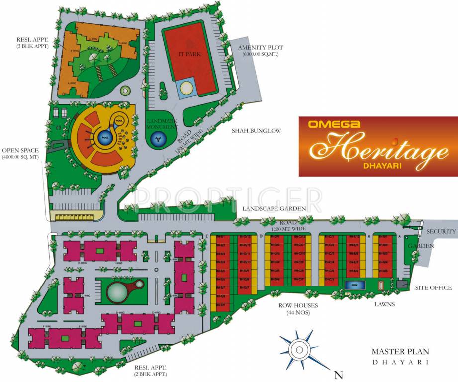 omega promoters heritage apartments Master Plan