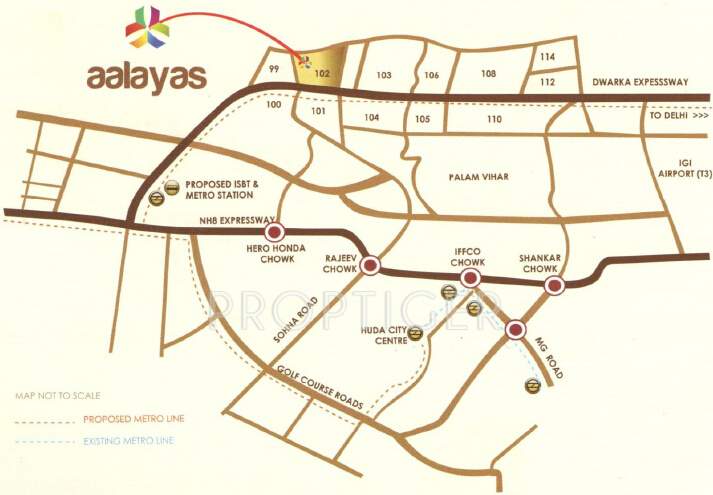 aalayas Images for Location Plan of ROF Aalayas