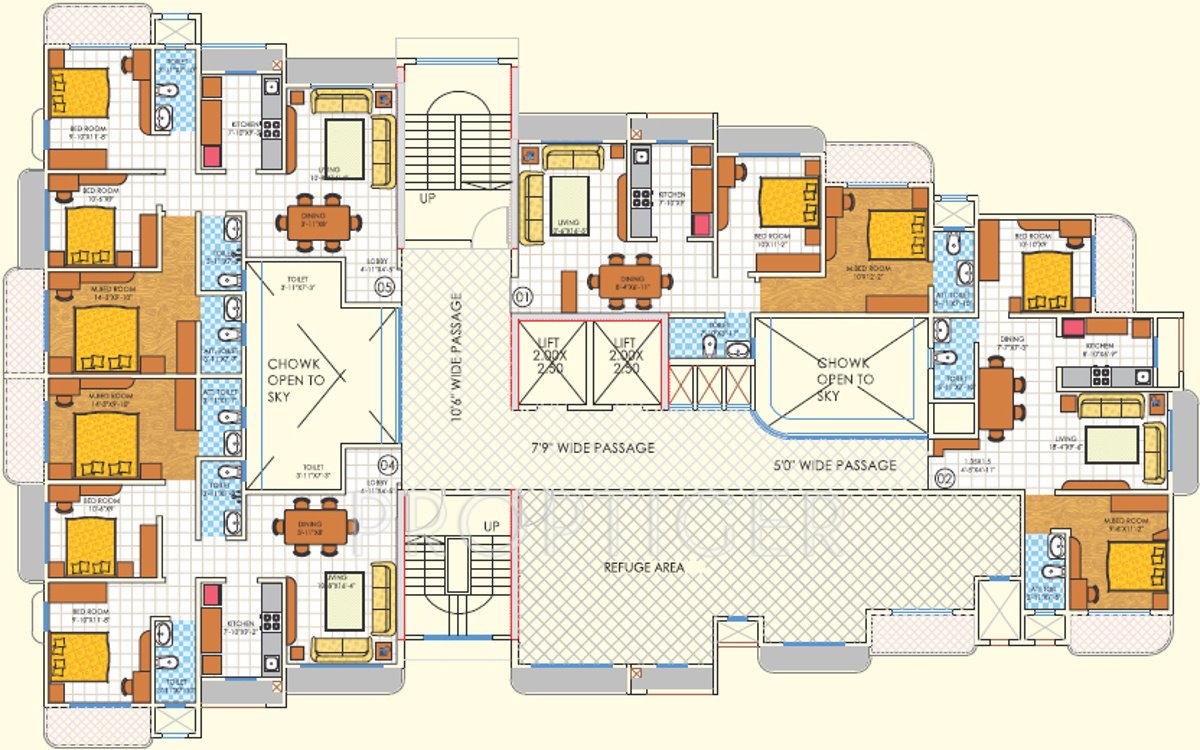  paramount heights Images for Cluster Plan of DBR Paramount Heights