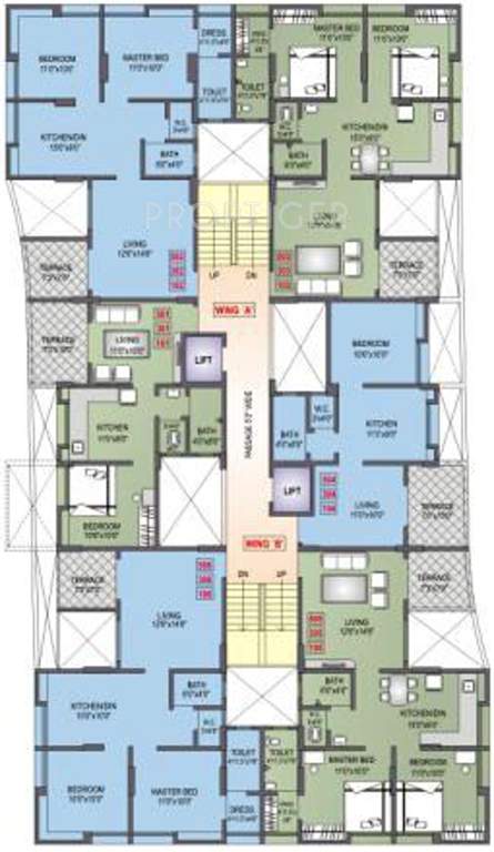  laxmi ganga heights Images for Cluster Plan of Krishnaleela Laxmi Ganga Heights