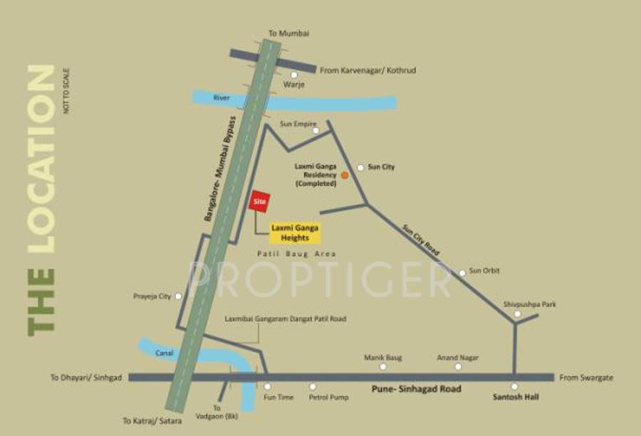  laxmi ganga heights Images for Location Plan of Krishnaleela Laxmi Ganga Heights