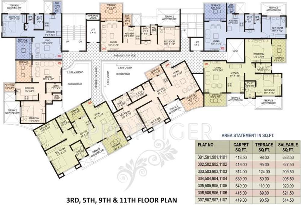  sahil om park Images for Cluster Plan of Vaishnavi Sahil Om Park