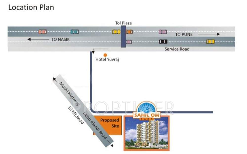  sahil om park Images for Location Plan of Vaishnavi Sahil Om Park