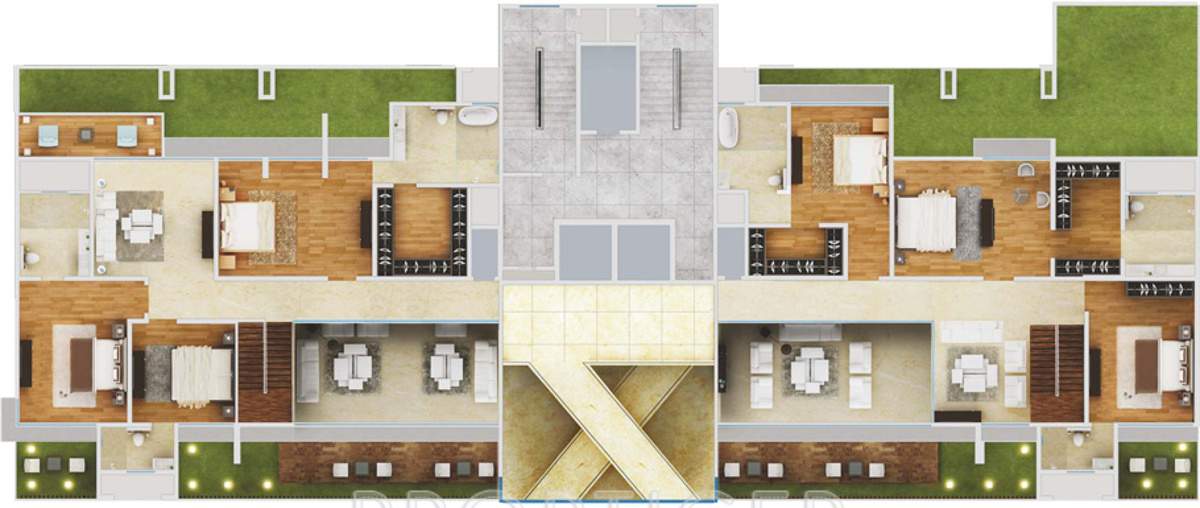 infinity Images for Cluster Plan of Amar Amar Infinity