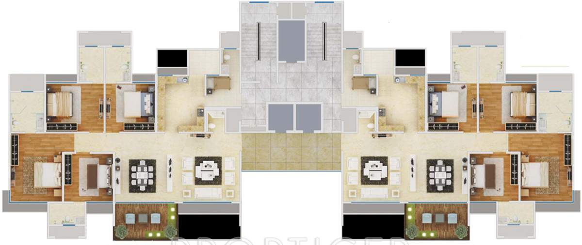 infinity Images for Cluster Plan of Amar Amar Infinity