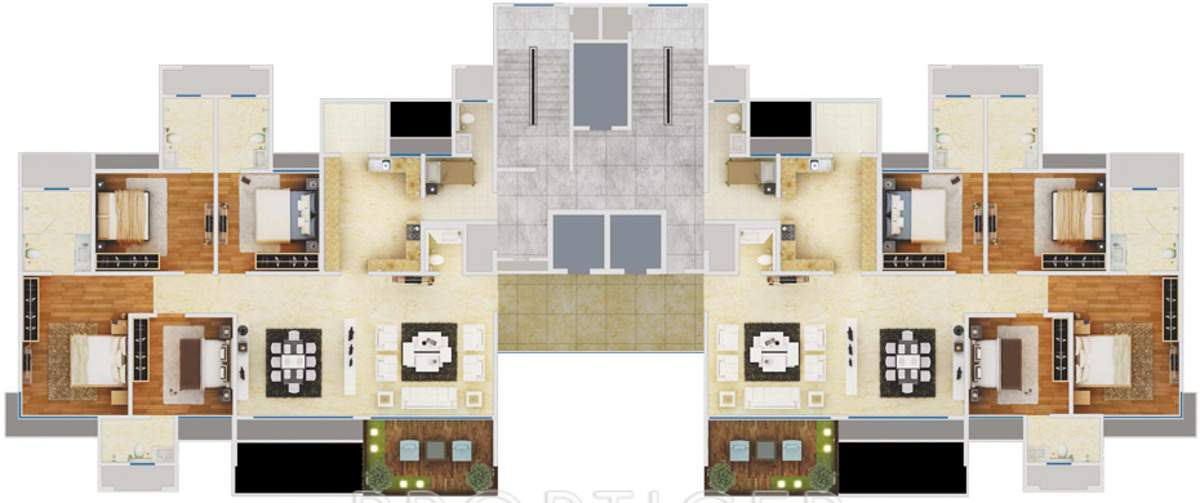 infinity Images for Cluster Plan of Amar Amar Infinity