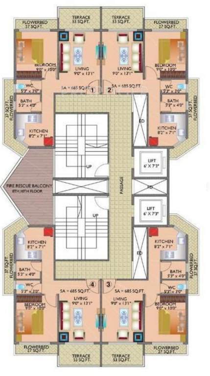  gracia Images for Cluster Plan of Ishwar Gracia