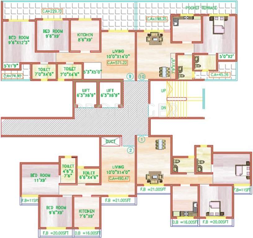  residency Images for Cluster Plan of Mahavir Residency