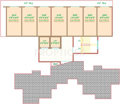  residency Images for Cluster Plan of Mahavir Residency