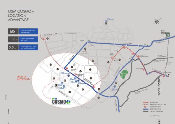 Images for Location Plan of M3M Cosmo Plus