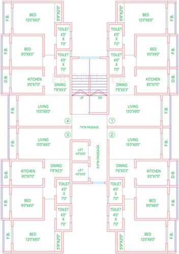  garden Images for Cluster Plan of Mahavir Garden