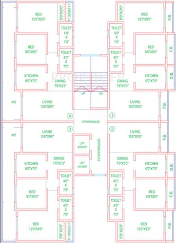  garden Images for Cluster Plan of Mahavir Garden