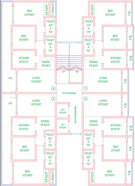 garden Images for Cluster Plan of Mahavir Garden