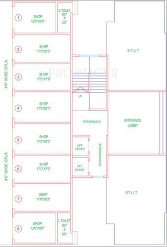  garden Images for Cluster Plan of Mahavir Garden
