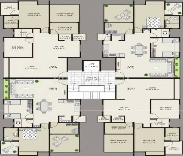 Images for Cluster Plan of Mandot Sumeru Residency