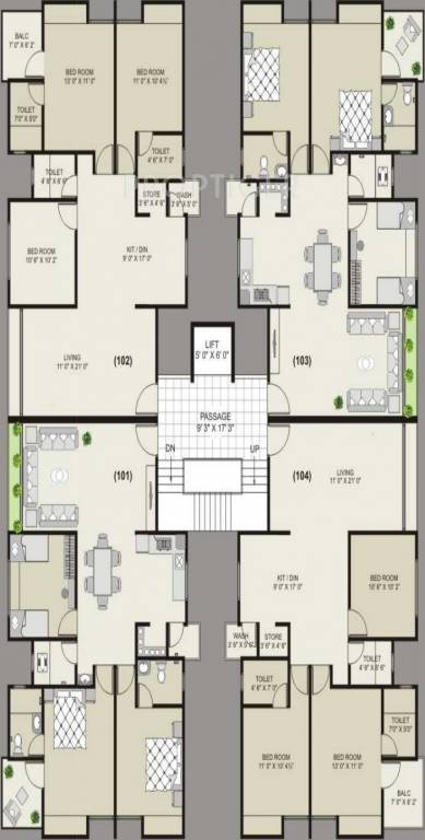 Images for Cluster Plan of Mandot Sumeru Residency