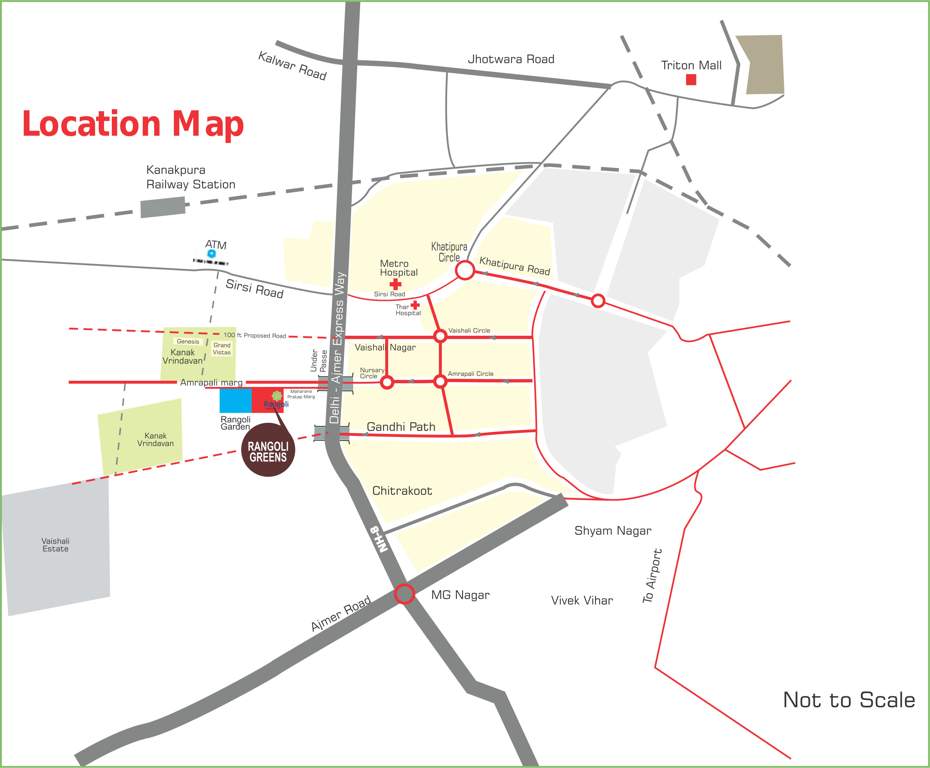 Images for Location Plan of Manglam Rangoli Greens