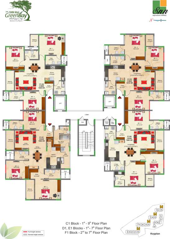 Images for Cluster Plan of SNN Raj Greenbay