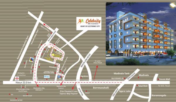 Images for Location Plan of Sreevaru Celebrity Srivasines