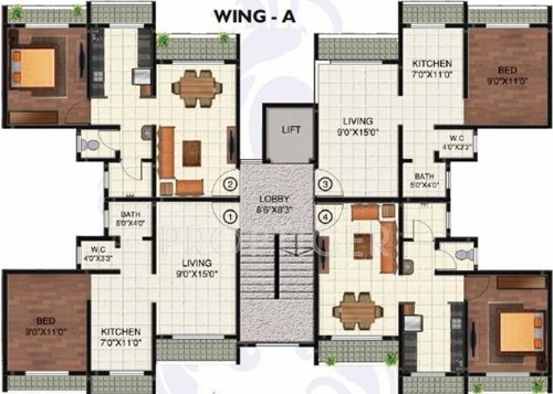 Images for Cluster Plan of Orchid Galaxy Apartment