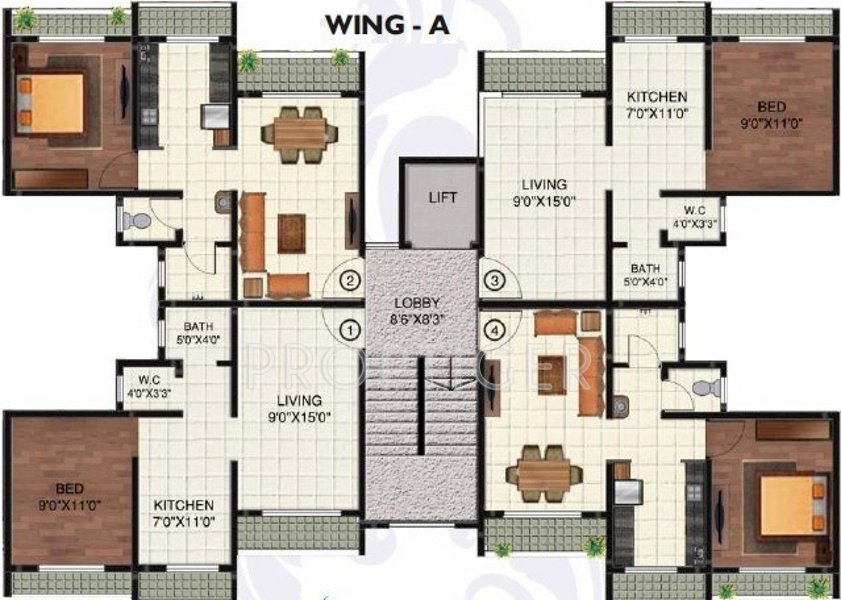 Images for Cluster Plan of Orchid Galaxy Apartment