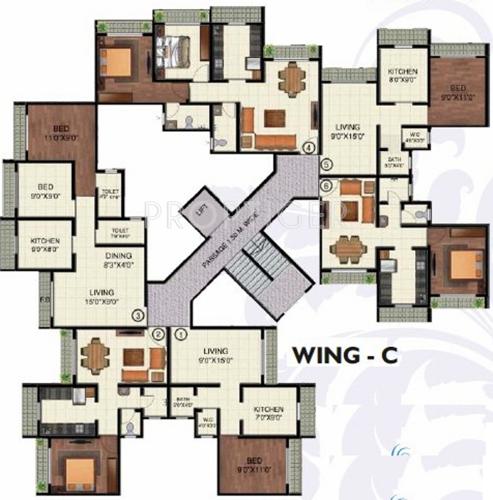 Images for Cluster Plan of Orchid Galaxy Apartment