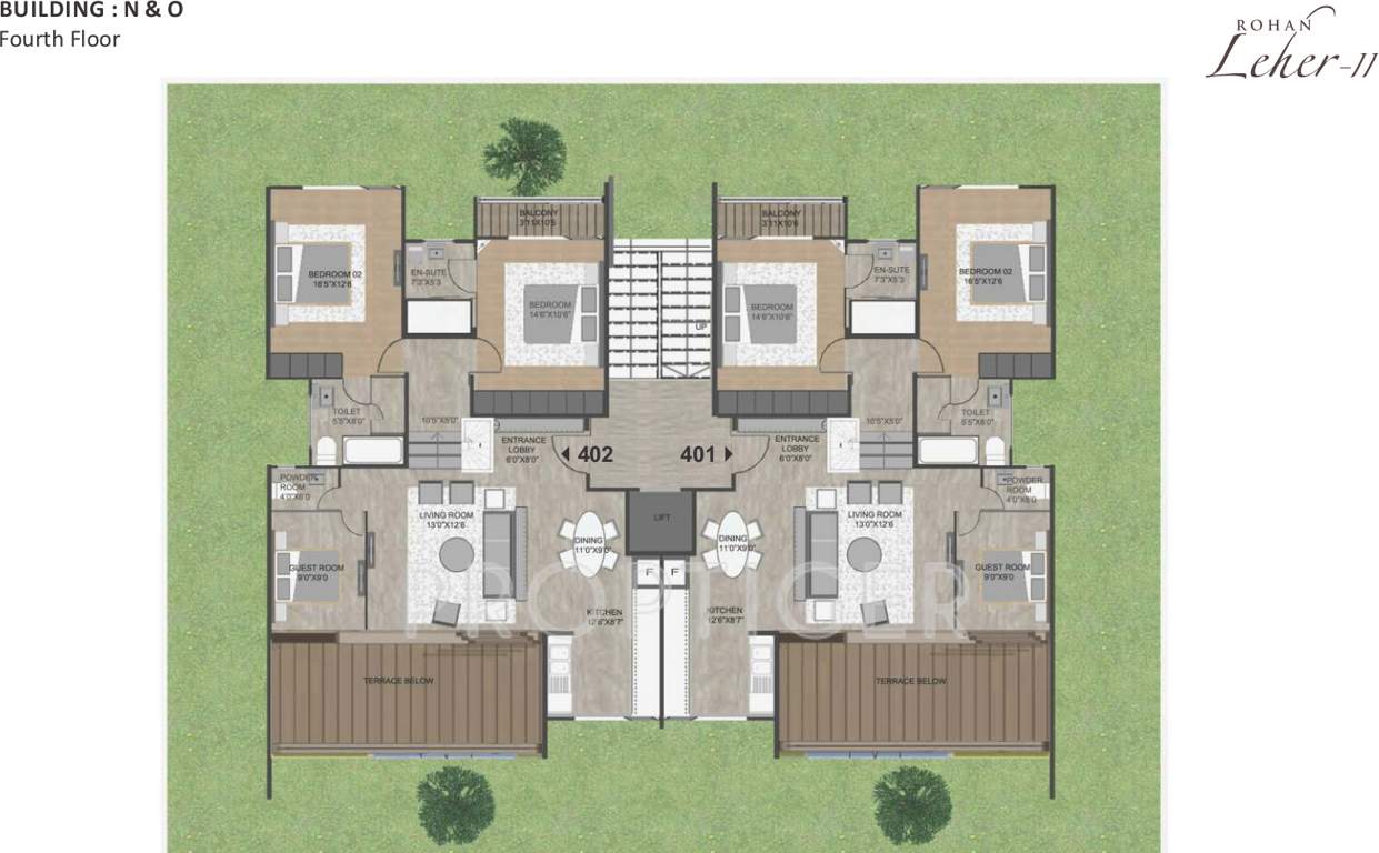 leher 2 Images for Cluster Plan of Rohan Leher 2