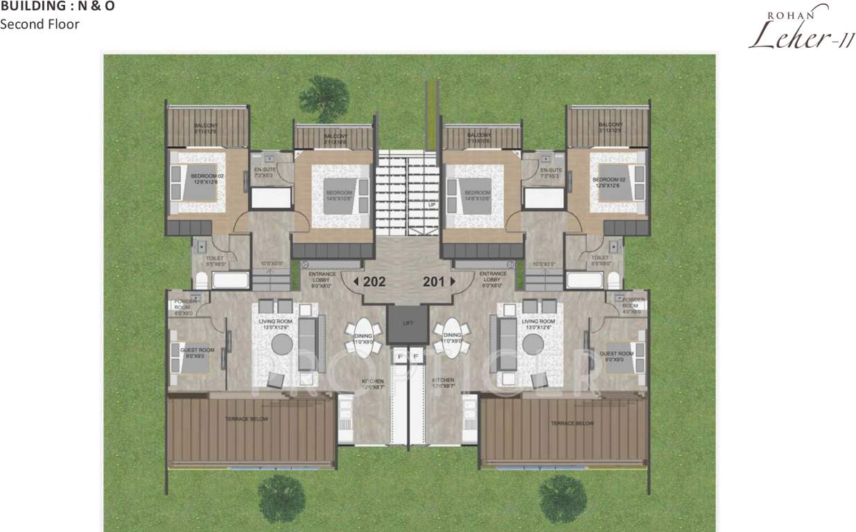 leher 2 Images for Cluster Plan of Rohan Leher 2