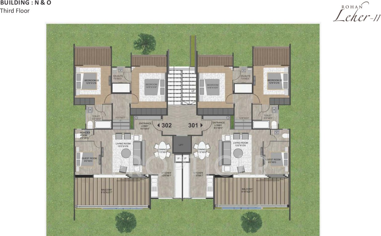 leher 2 Images for Cluster Plan of Rohan Leher 2