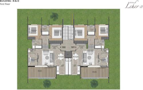  leher-2 Images for Cluster Plan of Rohan Leher 2