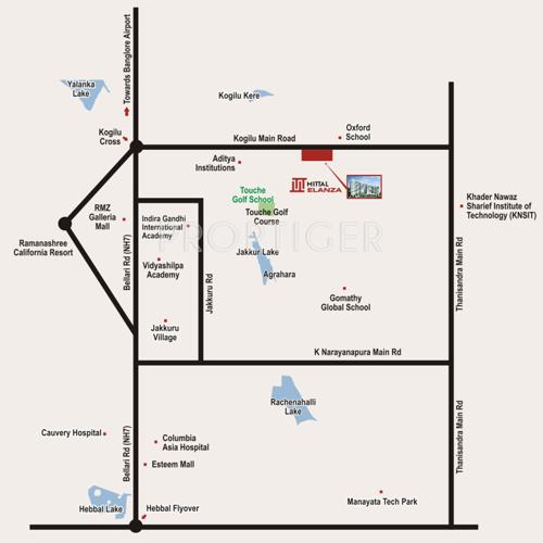  elanza Images for Location Plan of Mittal Elanza
