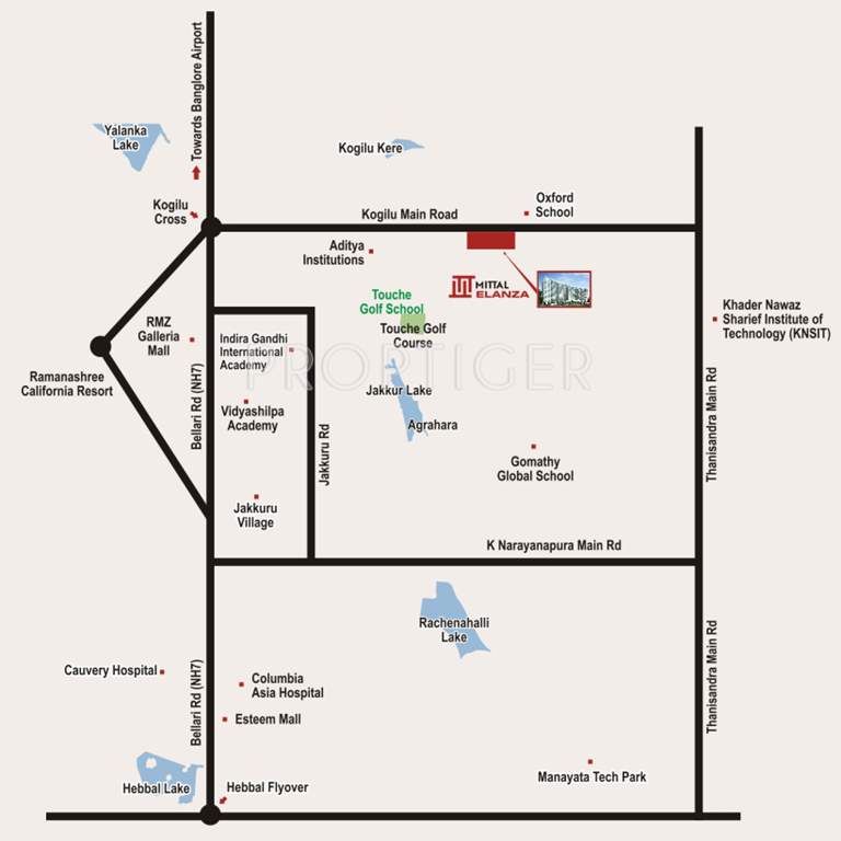  elanza Images for Location Plan of Mittal Elanza