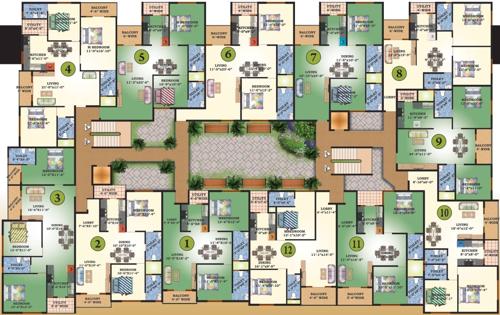  nandana-greens Nandana Greens Cluster Plan