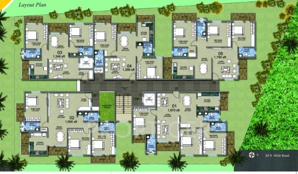 Layout Plan chithaary-construction elite Layout Plan
