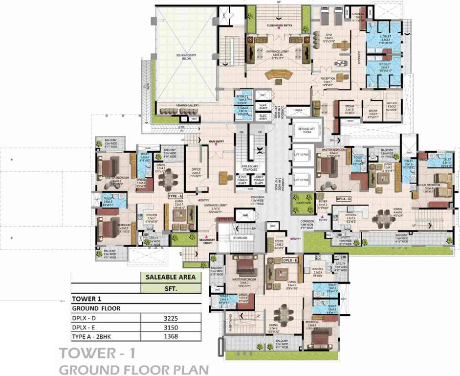 22 & crest Images for Cluster Plan of Jain Grand West